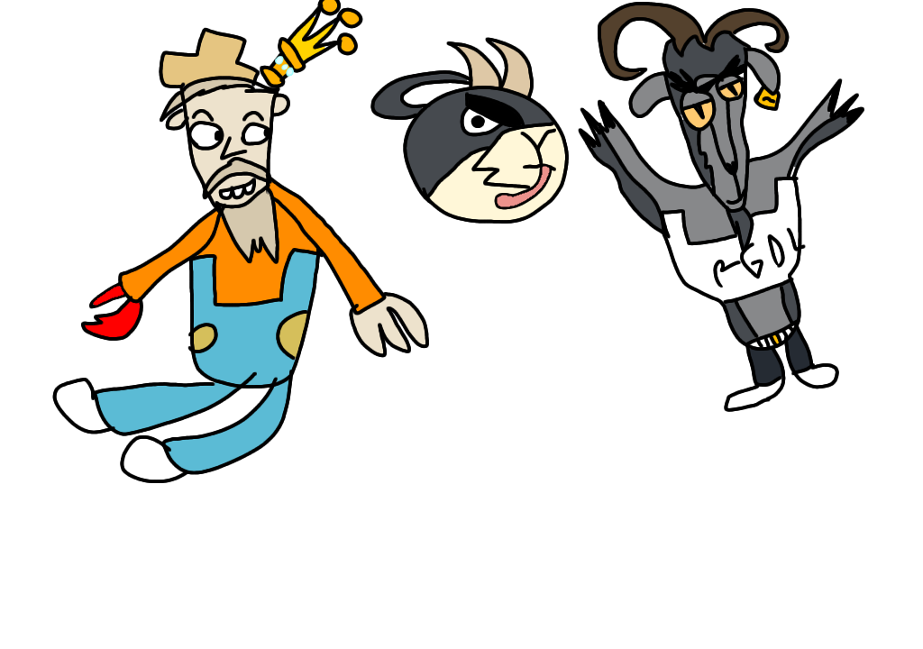 Angry Birds Goat Sim Parody